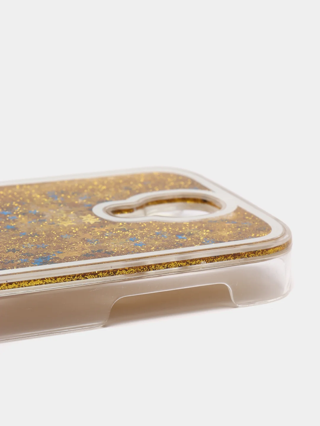 Золотой чехол Samsung S4  пластиковый