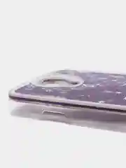 Пурпурный чехол Samsung S4  пластиковый