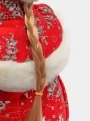 Фигура новогодняя "Снегурочка", подвижная, 17 х 40 см