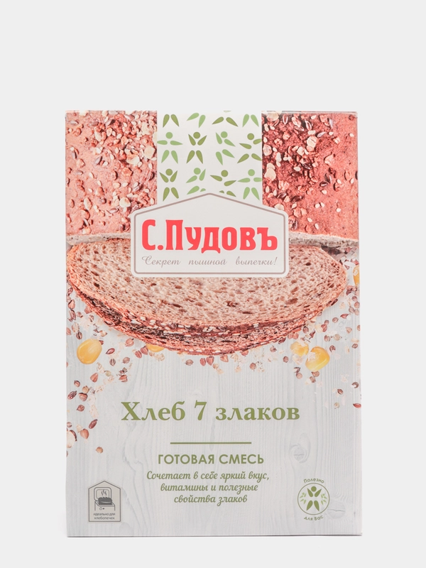 Готовая хлебная смесь Хлеб 7 злаков, 0,5 кг