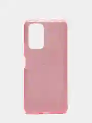Розовый чехол блестящий Xiaomi Redmi Note 10 pro