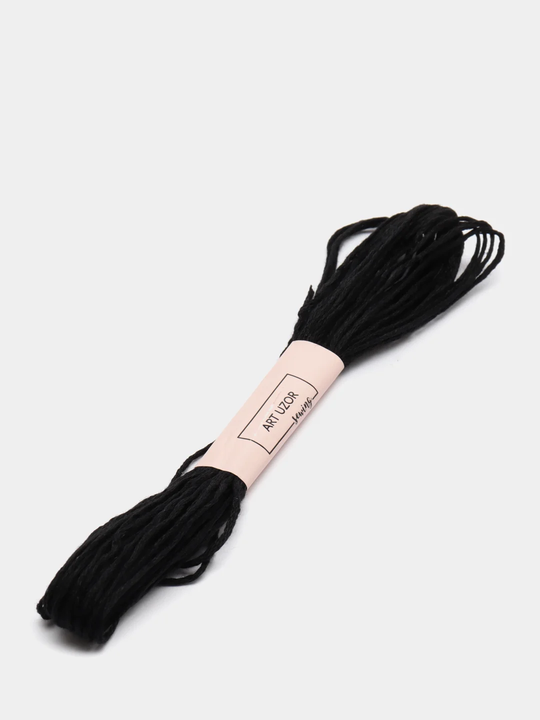 Нитки мулине, чёрные, 8 +- 1 м (7384409)