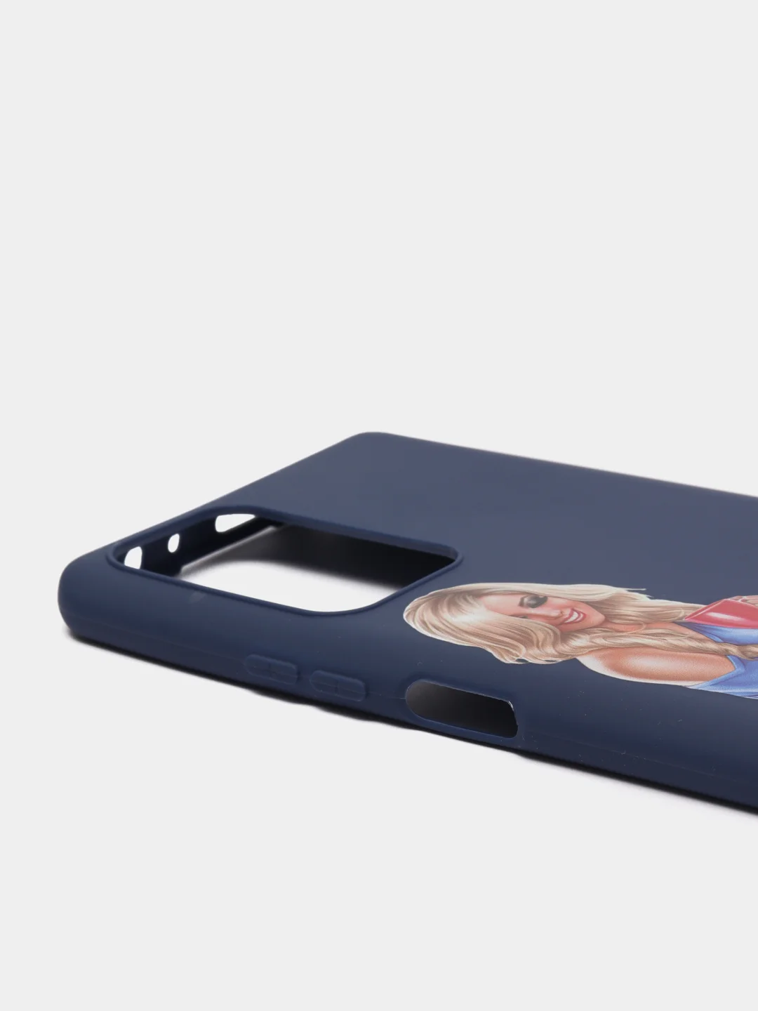 Синий чехол для Xiaomi Redmi Note 10 pro