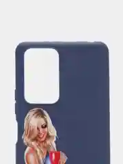 Синий чехол для Xiaomi Redmi Note 10 pro