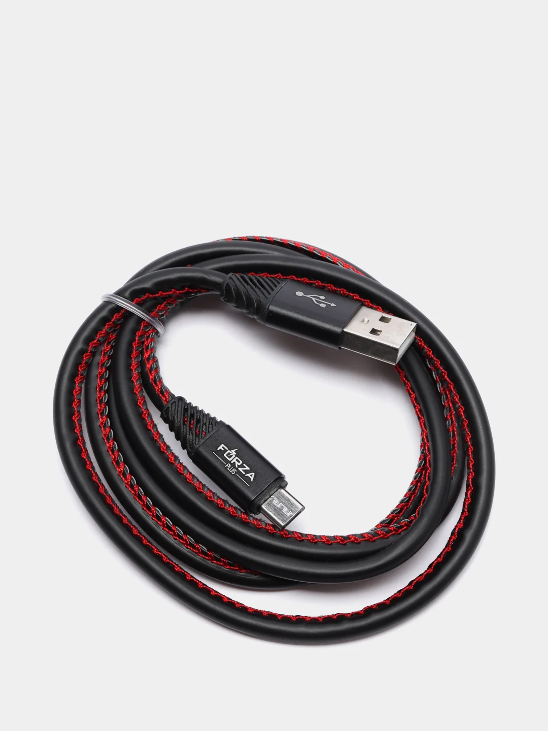 Черный кабель для зарядки и передачи данных USB-microUsb, 1 м, 2А