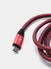 Красный кабель для зарядки и передачи данных USB-microUsb, 1 м, 2А