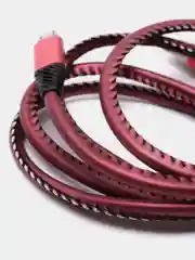 Красный кабель для зарядки и передачи данных USB-microUsb, 1 м, 2А
