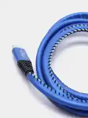 Синий кабель для зарядки и передачи данных USB-microUsb, 1 м, 2А