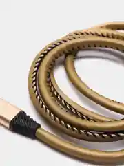 Золотой кабель для зарядки и передачи данных USB-microUsb, 1 м, 2А