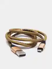 Золотой кабель для зарядки и передачи данных USB-microUsb, 1 м, 2А