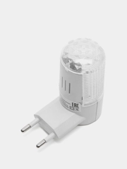 Ночник светодиодный 4 LED с выключателем, 220 В, 0,5 Вт