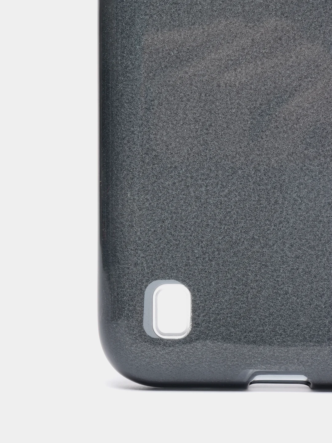Угольный чехол блестящий Samsung A01 / M01