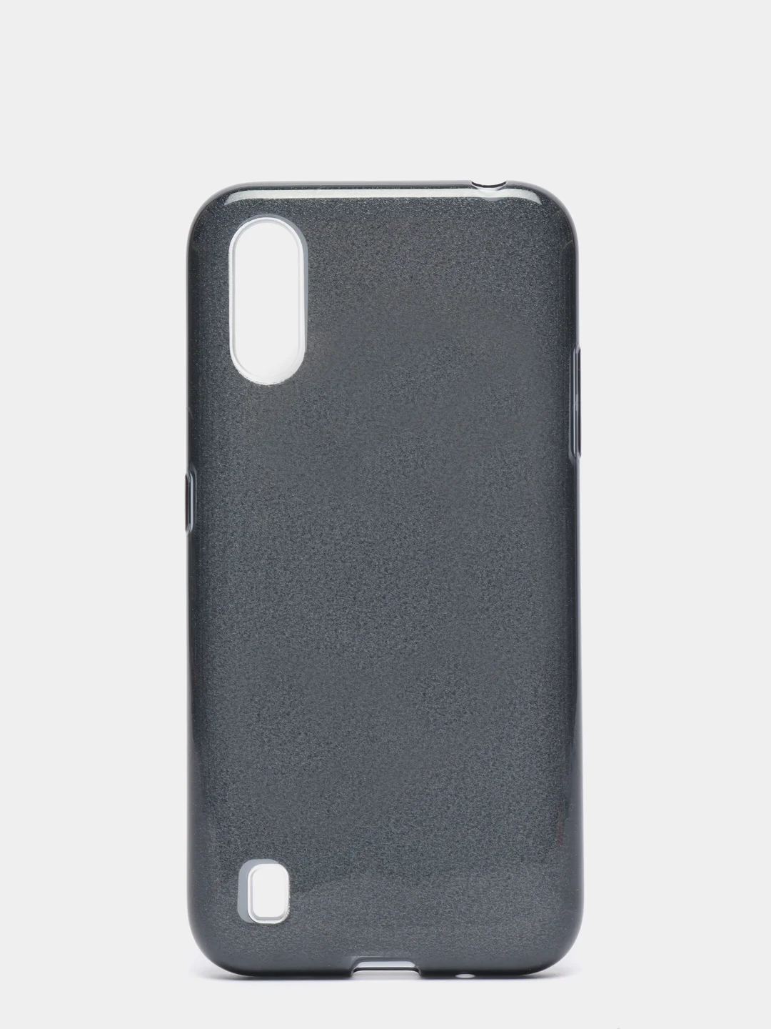 Угольный чехол блестящий Samsung A01 / M01