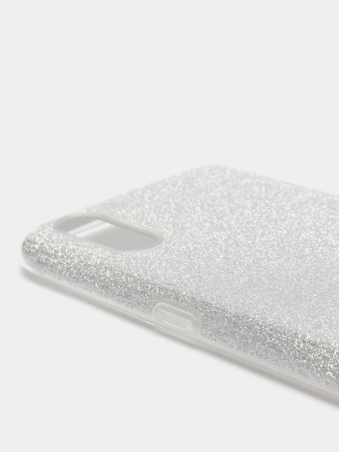 Серебряный чехол блестящий Samsung A01 / M01
