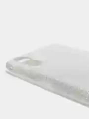 Серебряный чехол блестящий Samsung A01 / M01