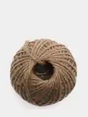 Шпагат джутовый, цвет натуральный, скрученный d=1,5 мм, 60 м