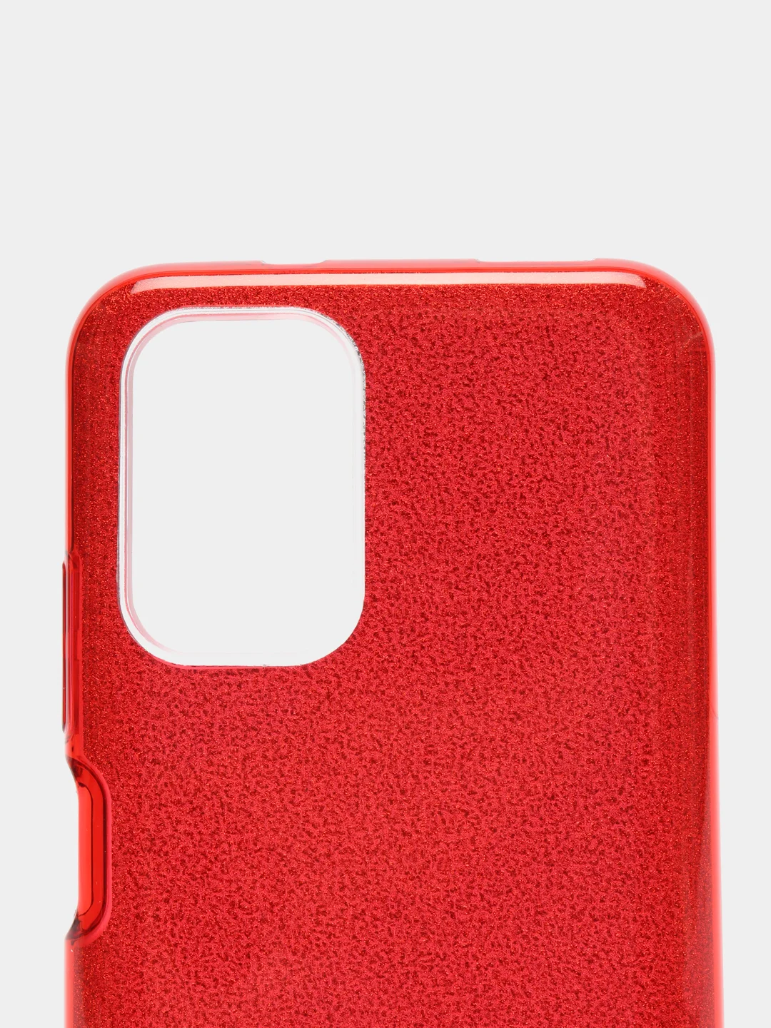 Красный чехол блестящий Xiaomi Redmi Note 10 pro