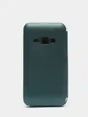 Зеленый чехол книжка SAMSUNG J1 2016 / J120
