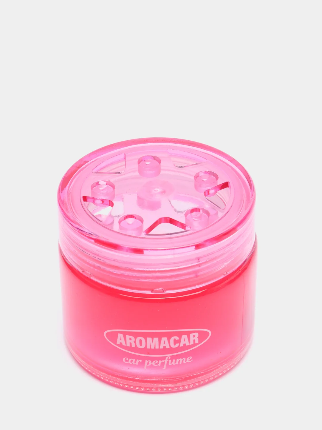 Розовый ароматизатор гелевый Aromacar, баблгам, океан, цитрус, сквош, парфюм, ваниль