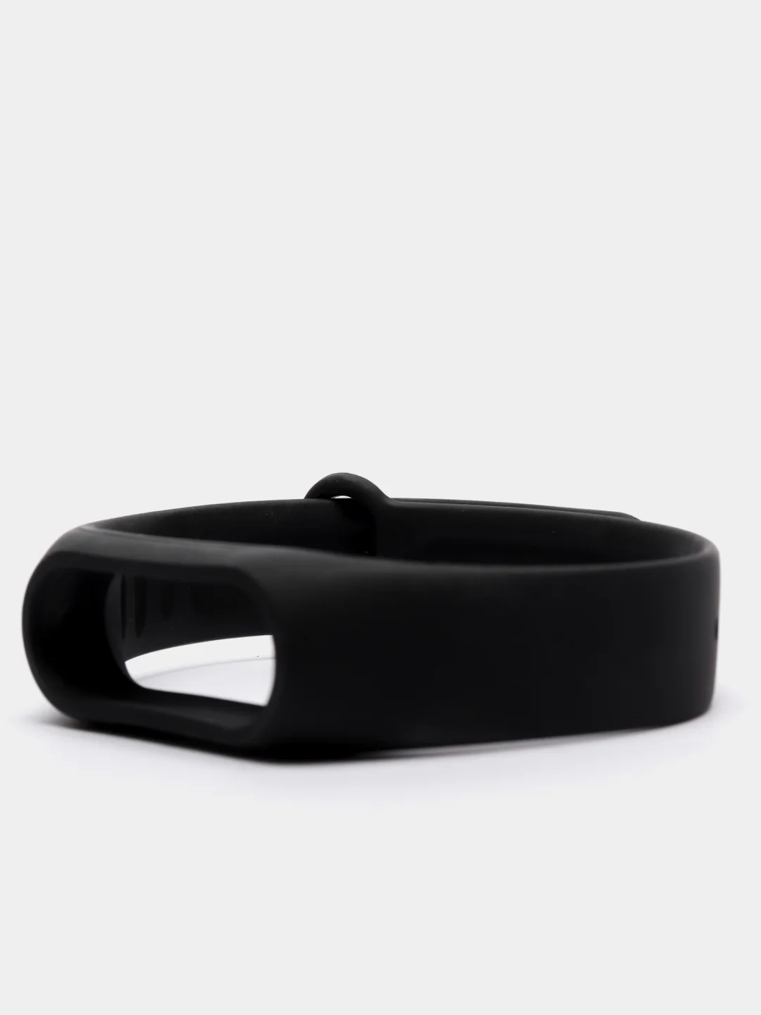 Черный силиконовый ремешок Xiaomi Mi Band 2