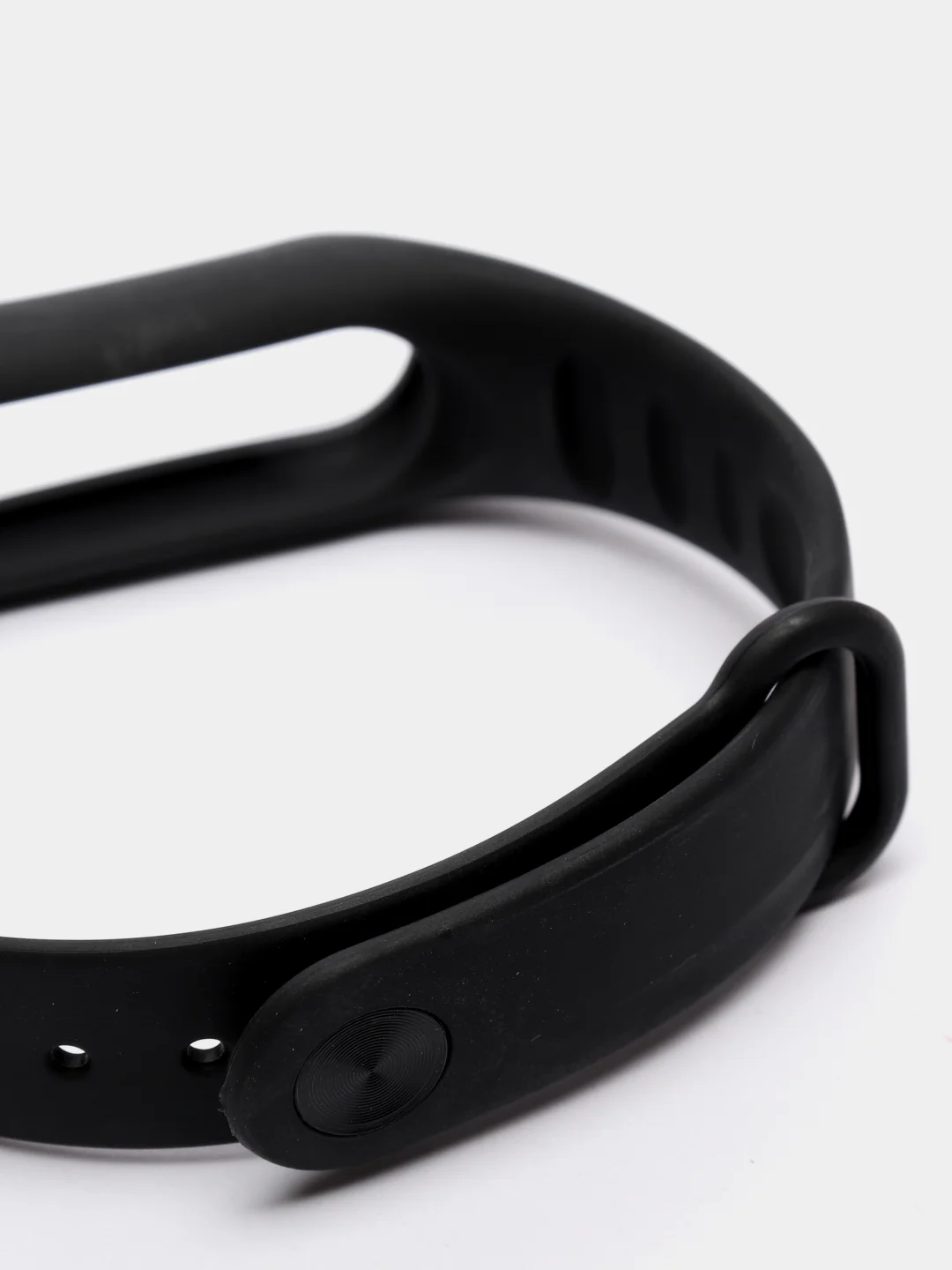 Черный силиконовый ремешок Xiaomi Mi Band 2