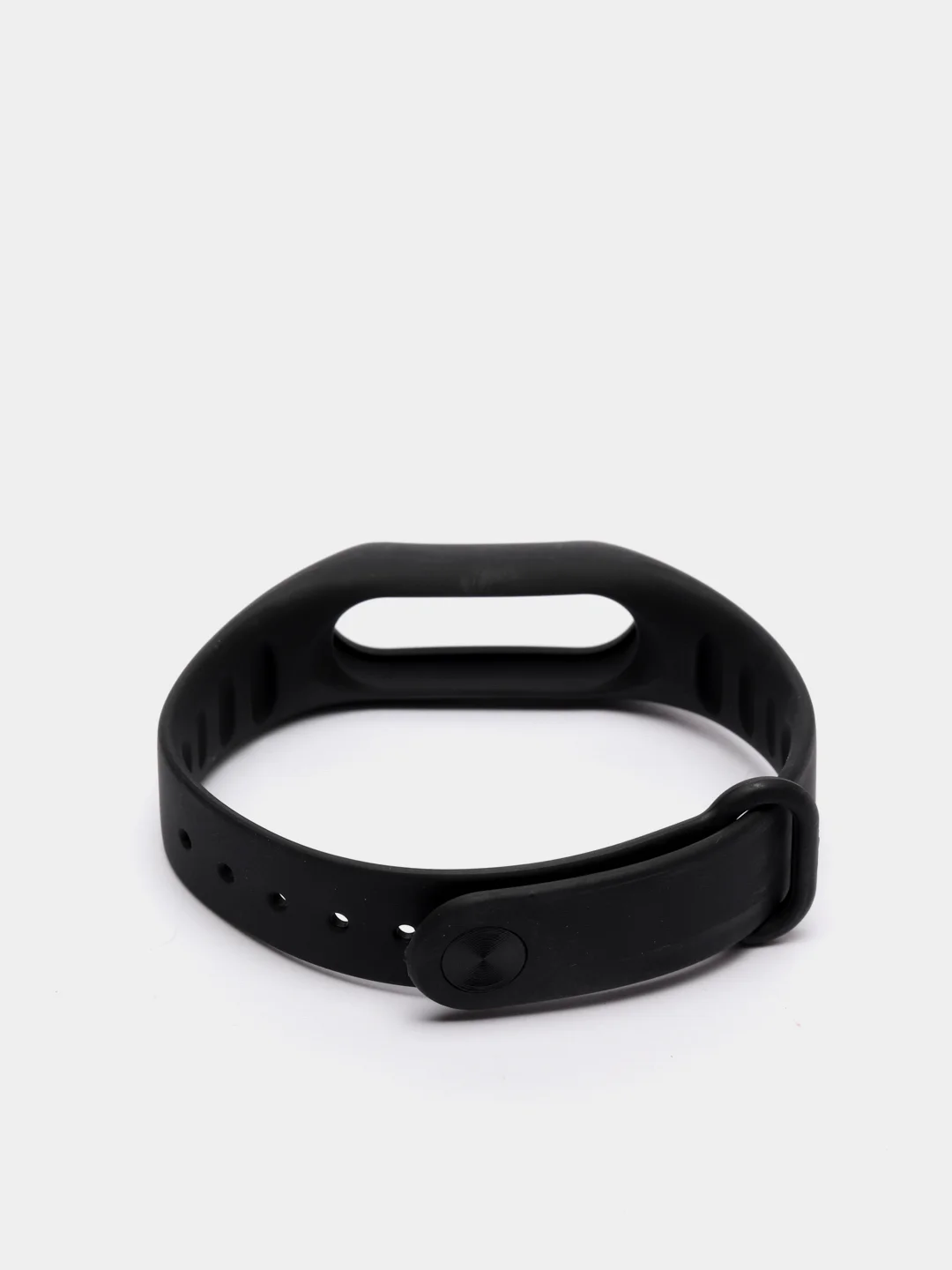 Черный силиконовый ремешок Xiaomi Mi Band 2