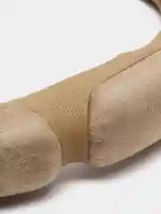 Оплетка на руль (чехол на руль) SKYWAY Sponge 8 подушечек M Бежевая замша S01101034