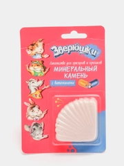 Минеральный камень Зверюшки для грызунов и кроликов с витаминами, 35 г