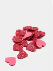 Сердечки декоративные из фоамирана, 15 мм