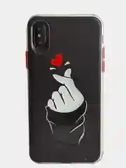 Лазурный чехол накладка с рисунком принтом картинкой для Iphone 7+ 8 plus xr гитара лебеди