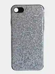Бежевый чехол накладка с блестками для iphone 6+/6s plus 7+ 8+ xs xr xs max 11 pro max 11 про