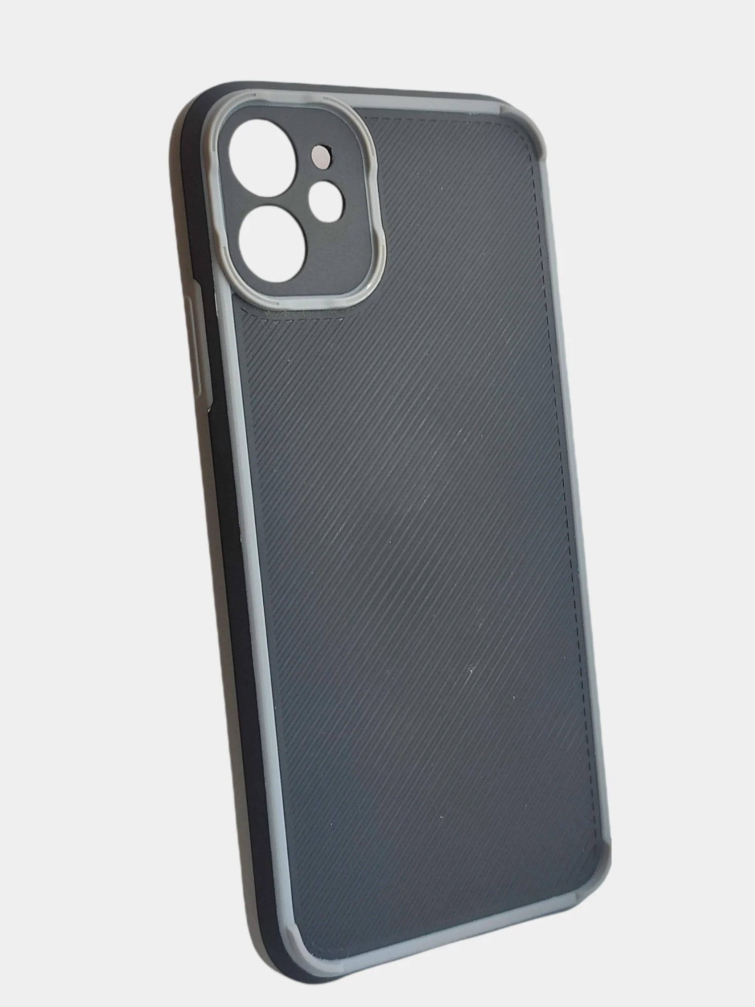 Серый чехол накладка противоударный для Iphone 12 mini max 11 pro 11 x xr 7 8 7+ 8 plus 7 плюс