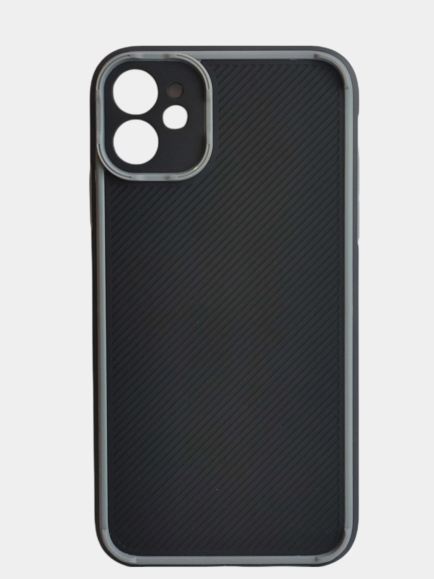Серый чехол накладка противоударный для Iphone 12 mini max 11 pro 11 x xr 7 8 7+ 8 plus 7 плюс