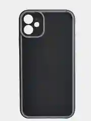Серый чехол накладка противоударный для Iphone 12 mini max 11 pro 11 x xr 7 8 7+ 8 plus 7 плюс