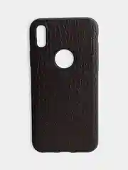 Тёмно-коричневый чехол накладка из эко кожи для Iphone 6s 7 8 7 plus 8 + x xr xs 11 pro max айфон 11 про