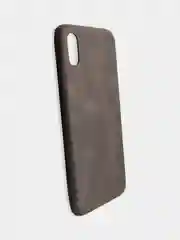 Тёмно-серый чехол накладка из эко кожи для Iphone 6s 7 8 7 plus 8 + x xr xs 11 pro max айфон 11 про