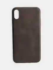 Тёмно-серый чехол накладка из эко кожи для Iphone 6s 7 8 7 plus 8 + x xr xs 11 pro max айфон 11 про