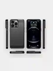 Красный чехол карбоновый для iPhone 11, 13 Pro, 13, 12/12 Pro, 12 mini, 13 mini, 13 Pro Max