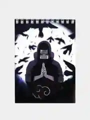 Голубой блокноты по мотивам аниме "Наруто" (Naruto)