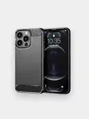 Черный чехол карбоновый для iPhone 11, 13 Pro, 13, 12/12 Pro, 12 mini, 13 mini, 13 Pro Max