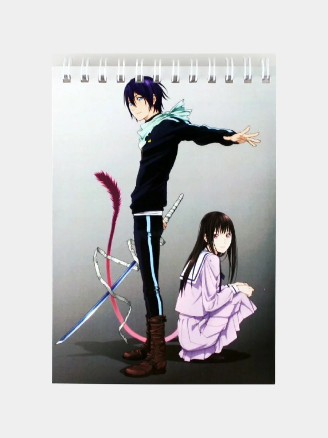 Бежевый блокнот по мотивам аниме Noragami, Hunter X Hunter (Бездомный Бог, Хантер и Хантер)