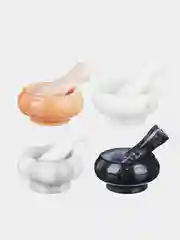 Ступка с пестиком из мрамора, 9х4,5 см