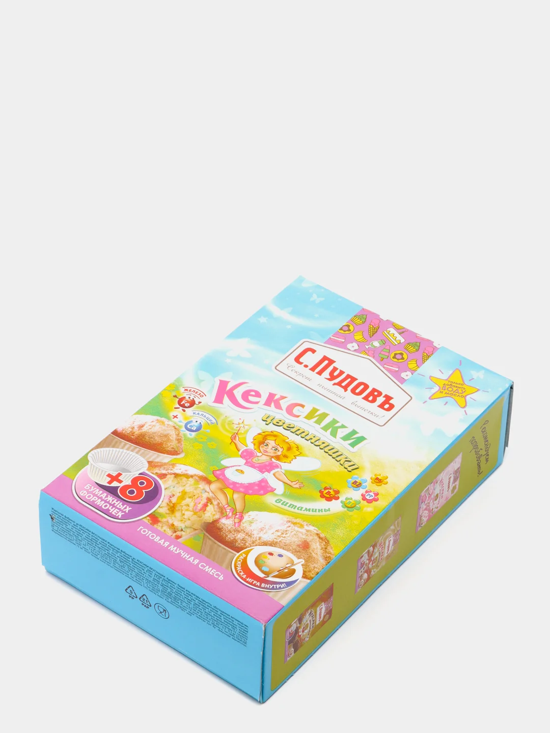 Смесь для выпечки С.Пудовъ "Кексики Цветняшки", 250 г