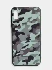 Серый металлик чехол накладка с рисунком принтом картинкой для Iphone 7+ 8 plus xr гитара лебеди
