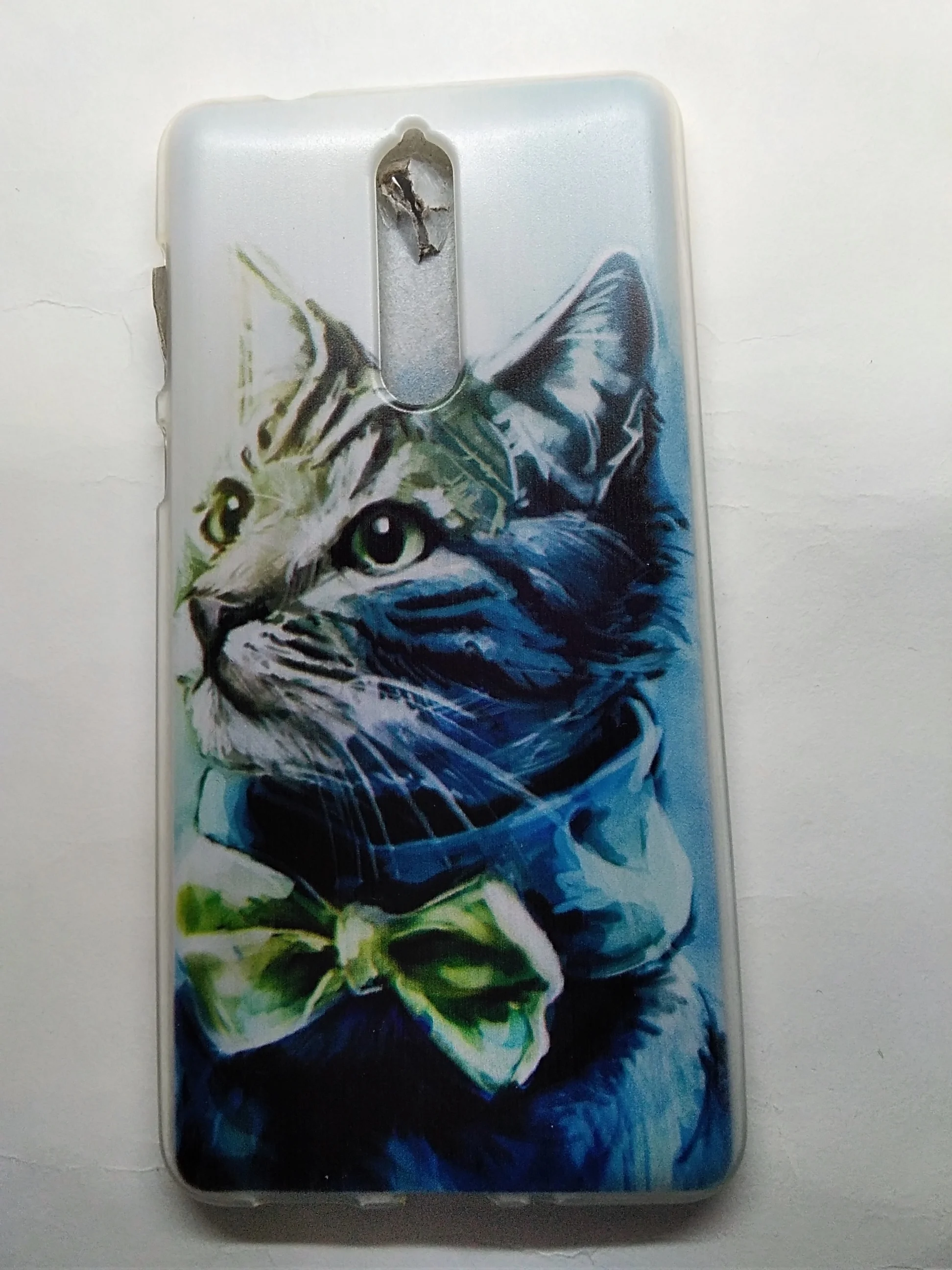 Голубой чехол Nokia 8