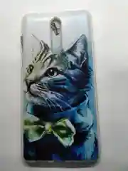 Голубой чехол Nokia 8