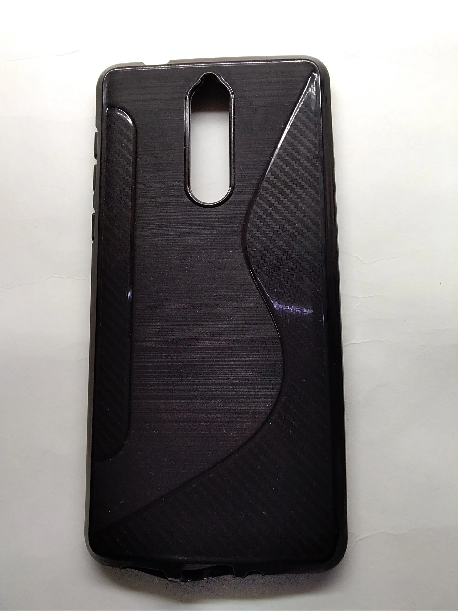 Угольный чехол Nokia 8
