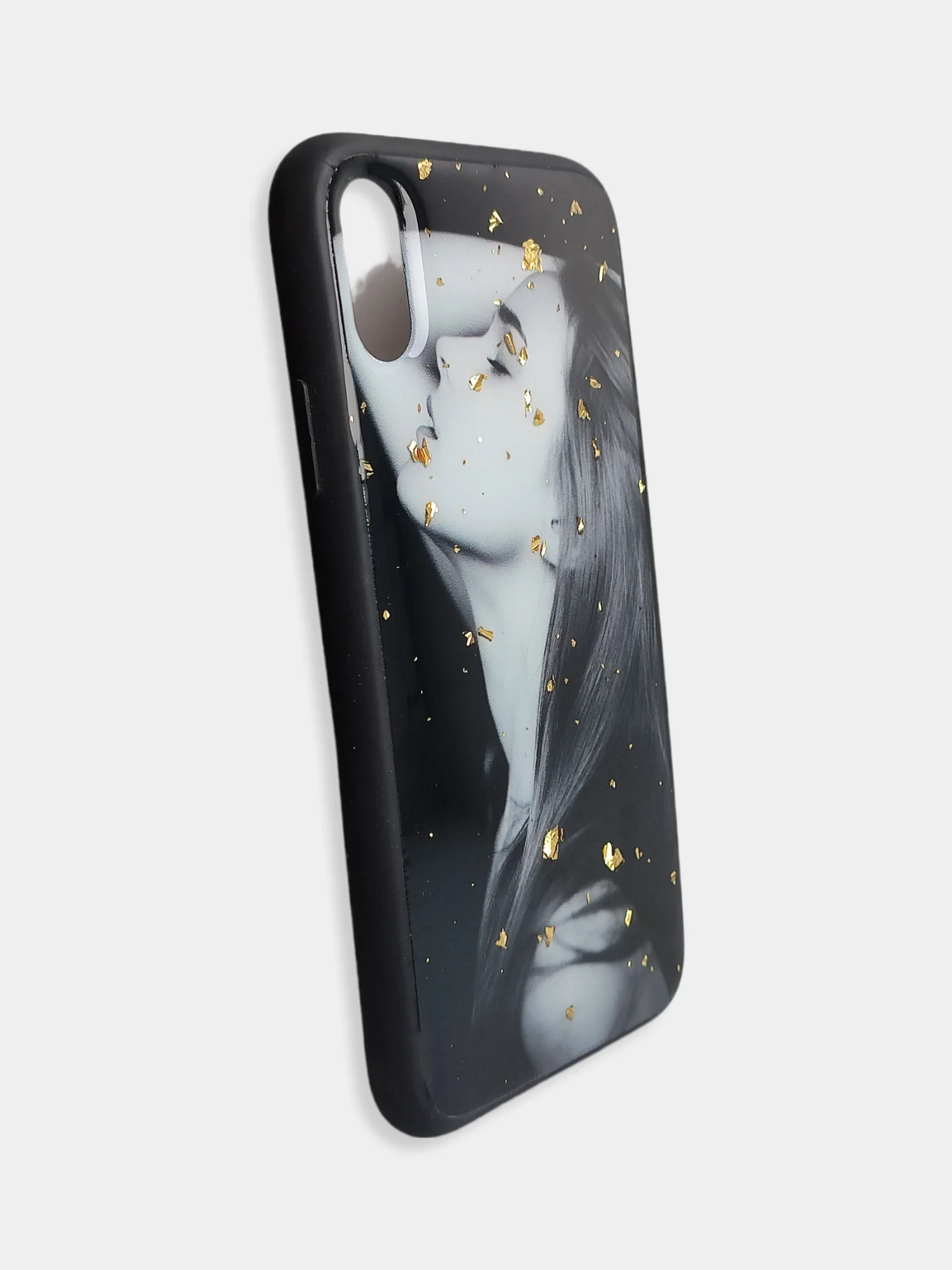 Тёмно-бордовый чехол накладка с рисунком принтом картинкой для Iphone 7+ 8 plus xr гитара лебеди