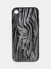 Тёмно-зелёный чехол накладка с рисунком принтом картинкой для Iphone 7+ 8 plus xr гитара лебеди