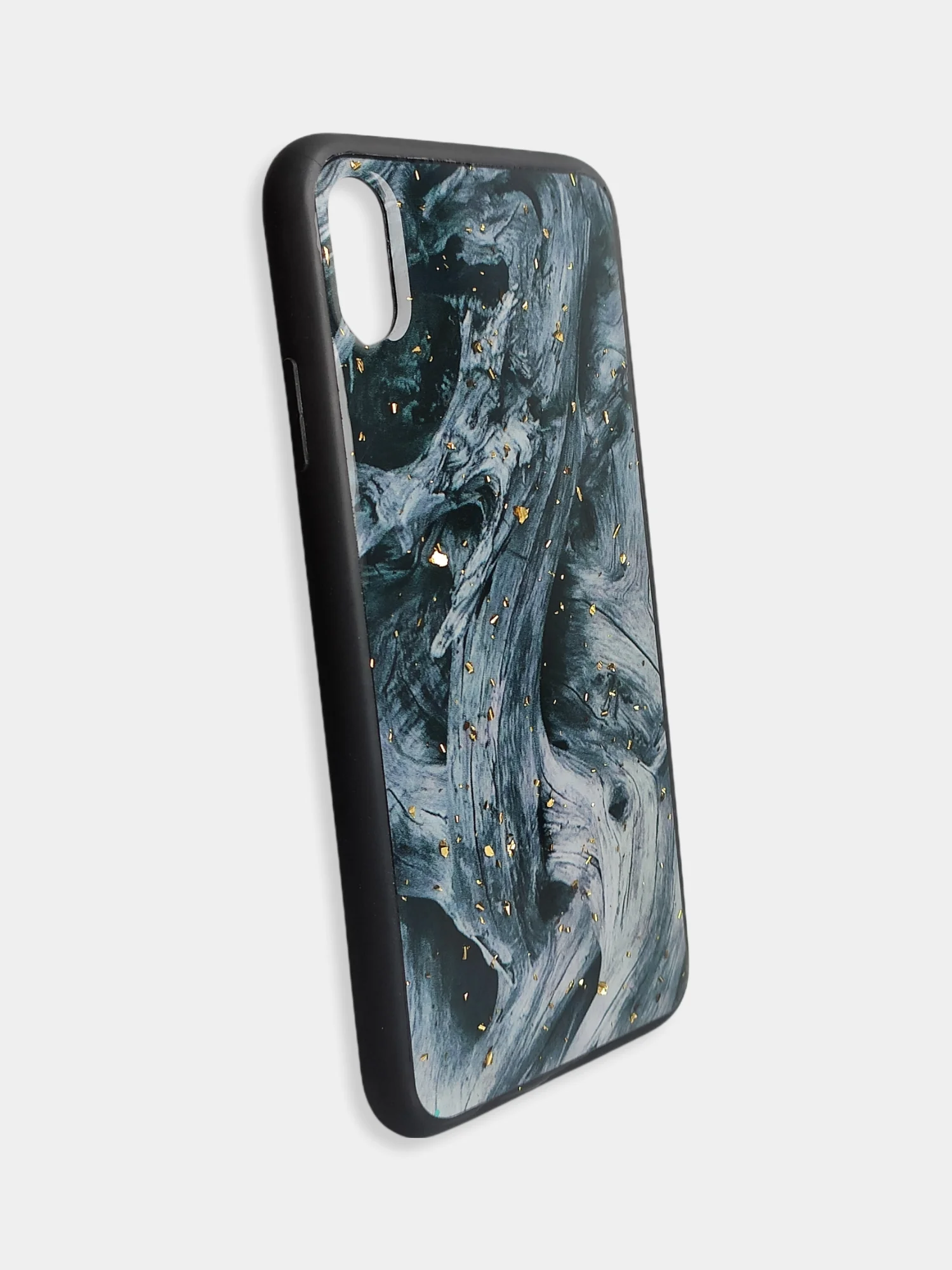 Угольный чехол накладка с рисунком принтом картинкой для Iphone 7+ 8 plus xr гитара лебеди